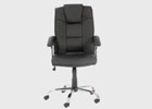 Houston High Back Leather Executive Chair - Black