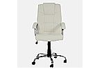 Houston High Back Leather Executive Chair - Cream