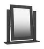 Graphite Woodgrain Andante Mirror