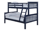 Otto 4 Foot Triple Sleeper Bunk Bed - Navy