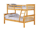 Otto 4 Foot Triple Sleeper Bunk Bed - Pine