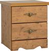 Cairo Two Drawer Bedside Chest