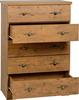 Cairo Five Drawer Bedside Chest