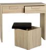 Console Table with Optional Storage Stool