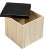 Optional Storage Stool - Light Sonoma Oak Effect