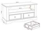 Corona TV Unit Dimensions