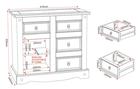 Corona Sideboard Dimensions