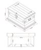 Corona Storage Chest Dimensions