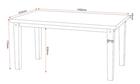 Tortilla 4 Foot 6 Dining Table Dimensions