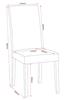 Oakmere Dining Chair Dimensions