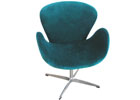 Arne Jacobsen Inspired Swan Chair - Shown In Teal