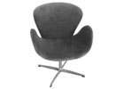 Arne Jacobsen inspired Swan Chair - Shown in Charcoal Grey