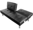 Rio Sofa Black Sofa Bed - Split View