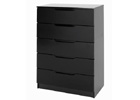 Orient Five Drawer Chest - Black Gloss