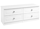 Calando White Two Drawer Double Chest