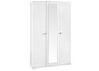 Calando White Tall Three Door Wardrobe