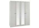 Calando Cashmere Tall Four Door Wardrobe