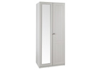 Calando Cashmere Tall Two Door Wardrobe with Mirror