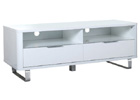 Accent Low Sideboard with High Gloss White Finish