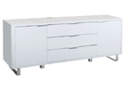 Accent Sideboard with High Gloss White Finish