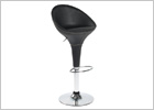 Black High Back Barstool
