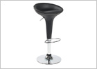 Black Low Back Barstool