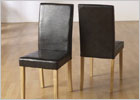 Ashmere Expresso Brown Chairs