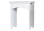 White Dressing Table Stool With Cream Gloss