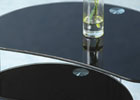 Cara Nest of Tables - Black Glass