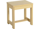 Eclipse Dressing Table Stool - Oak Finish