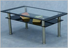 Harlequin Glass Coffee Table