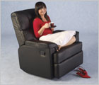 Black Houston Recliner