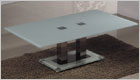 Jet Coffee Table with Frosted Glass