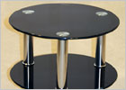Black Glass and Chrome