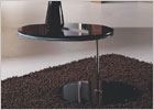 Leaf Glass Side Table