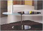 Leaf Glass Side Table