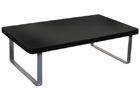 Accent Coffee Table with High Gloss Black Finish