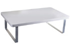 Accent Coffee Table with High Gloss White Finish