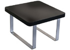 Accent Lamp Table with High Gloss Black Finish