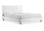 Diamante Single Faux Leather Bed