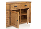 Dorset Large Sideboard - Three Doors with Integral Shelves