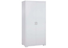 Luna Two Door Wardrobe with White Finish