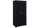 Luna Two Door Wardrobe with Black Finish