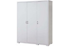 Luna Three Door Wardrobe with White Finish