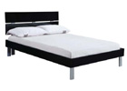 Lunar Kingsize Bed with Black Finish