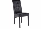 Black Moroe Faux Leather Chair