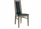Brown Faux Leather Dining Chair