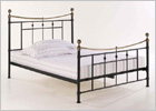 Regency Double Metal Bed - Black Finish