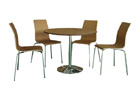 Soho Oak Veneer Dining Table