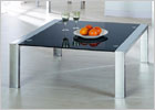Malvern Black Glass Coffee Table